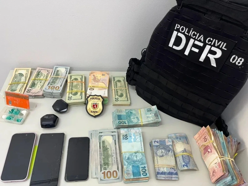 Funcionário de casa de câmbio furta R$ 200 mil, é preso em motel e diz à polícia que gastou com garotas de programa