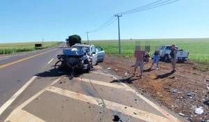 Acidente deixa três pessoas feridas na PR-486 em Assis Chateaubriand