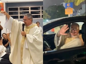 'Não ficaria para mim', diz padre que ganhou carro em rifa que organizou e foi alvo de críticas na web