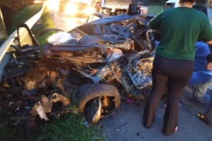Pai, mãe e filha de 4 anos morrem em acidente na BR-116, no Paraná
