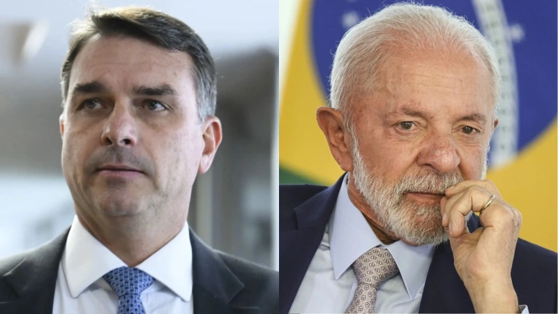 Flávio Bolsonaro ultrapassa Lula no segundo turno pela primeira vez, aponta Genial/Quaest