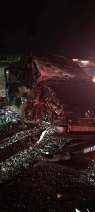 Acidente entre veículos deixa dois feridos na PRc-467 em Marechal Cândido Rondon