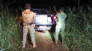 Mais de 420 quilos de maconha são apreendidos em porto clandestino em Santa Helena