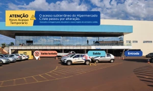 Restaurante do hipermercado C.Vale passa por reforma