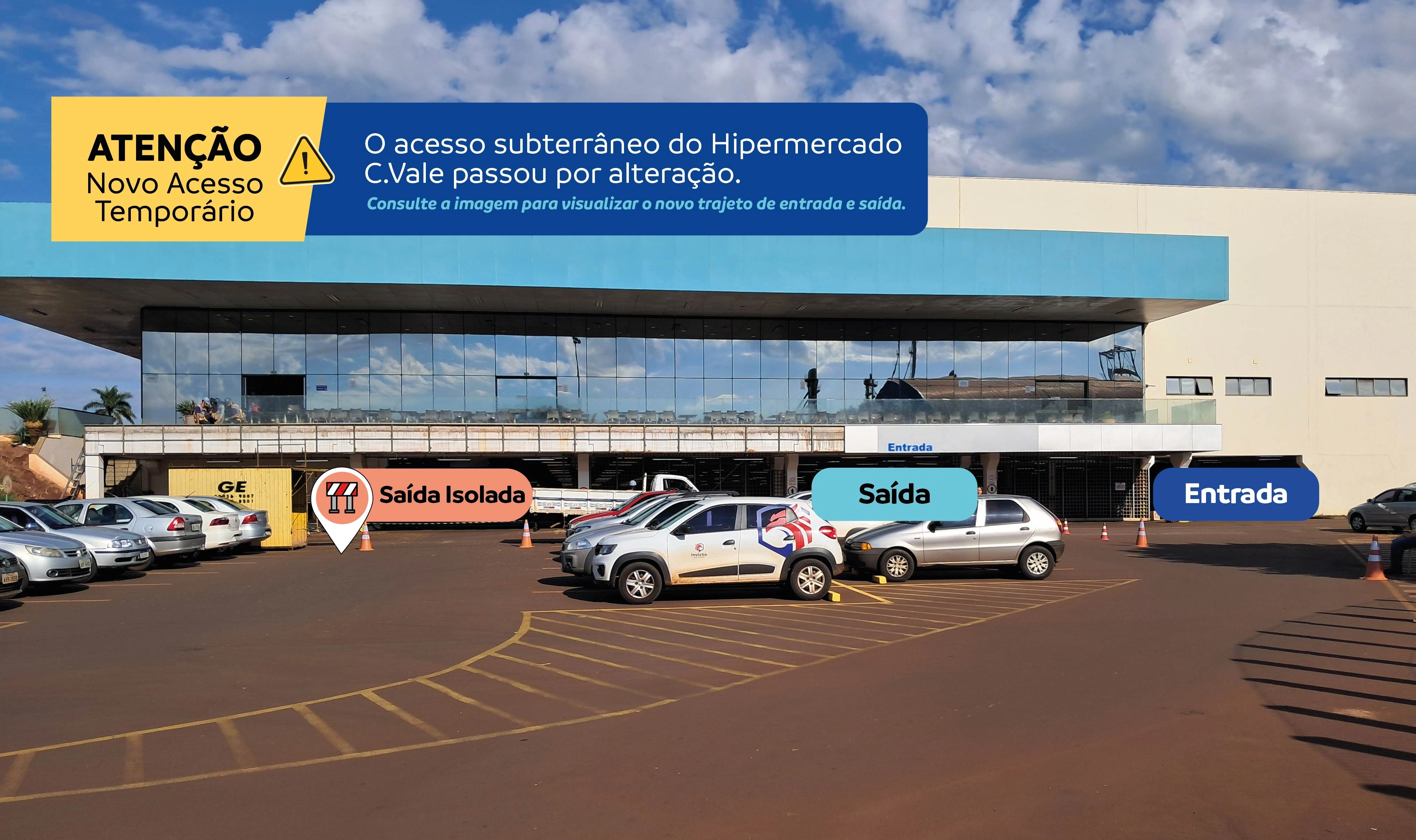Restaurante do hipermercado C.Vale passa por reforma