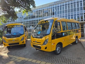 Dois ônibus do Programa Caminho da Escola chegam a Marechal Cândido Rondon