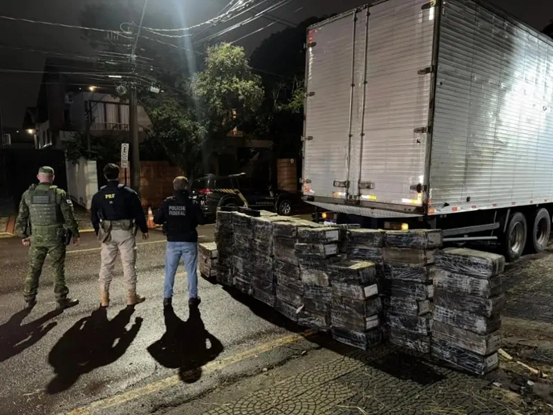 Ação integrada apreende mais de 1,7 tonelada de maconha em Cascavel