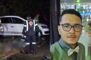 Jovem tenta parar carro que desceu sozinho enquanto fazia 'chupeta' e morre atropelado pelo próprio veículo, no PR