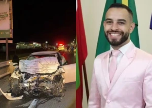 Vice-prefeito de município catarinense bateu BMW em caminhão ao tentar fugir de prisão, diz Gaeco