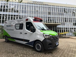 Prefeitura de Marechal Cândido Rondon recebe ambulância do Governo do Estado
