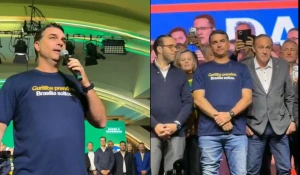“Curitiba mandou um recado forte para Lula”, diz Flávio Bolsonaro em evento do PL