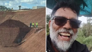 Barranco desmorona e trabalhador morre soterrado em obras de aterro sanitário, no Paraná