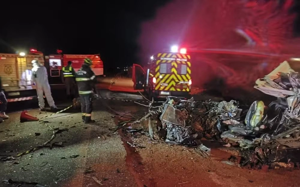 Vereador, mulher e filho morrem em acidente na GO-206, em Goiás