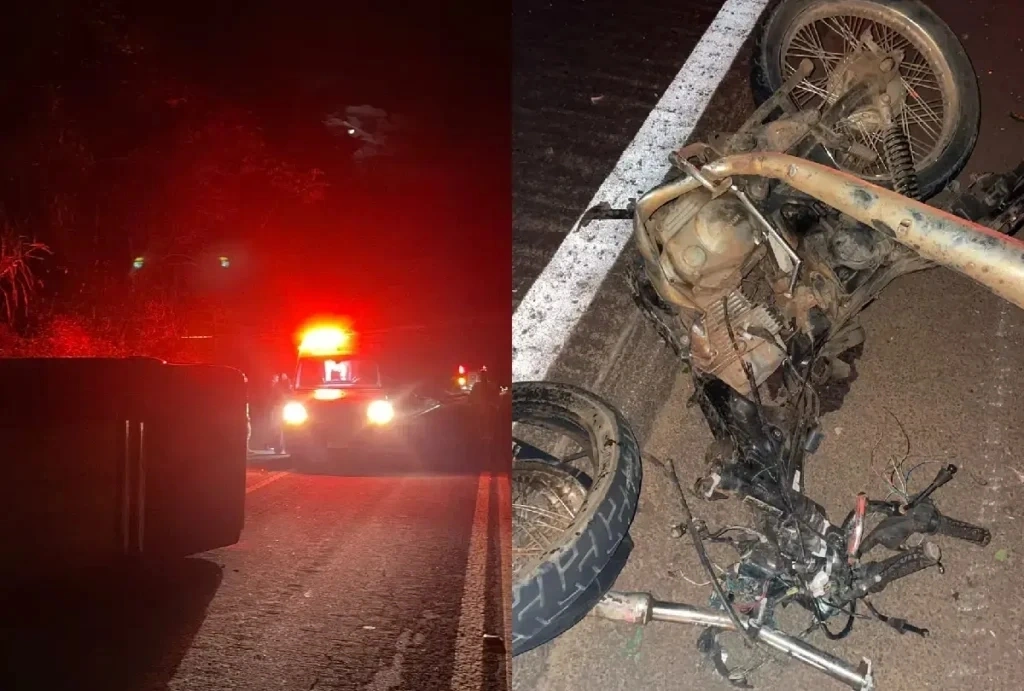 Jovens morrem em grave acidente entre moto e caminhonete no Paraná