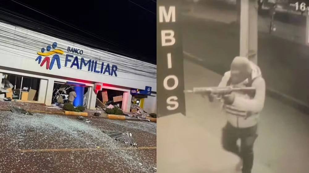 Bancos são alvo de mega-assalto no Paraguai em ação orquestrada com mais de 20 criminosos; polícia investiga participação de brasileiros