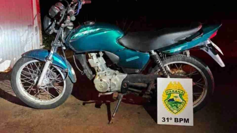 Motociclista sem CNH é flagrado com cocaína durante abordagem da PM em Palotina