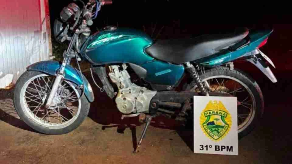 Motociclista sem CNH é flagrado com cocaína durante abordagem da PM em Palotina