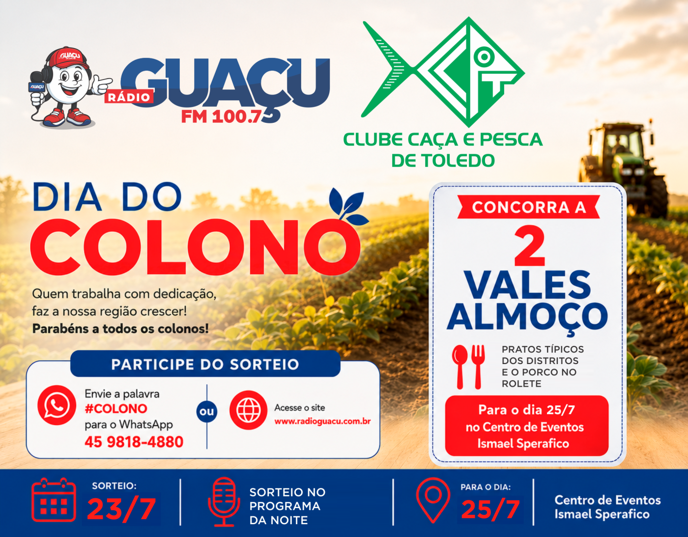Sorteio Dia do Colono