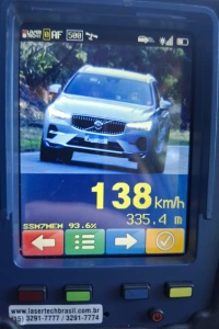 Polícia Rodoviária flagra 152 motoristas acima da velocidade na PR-182, em Palotina