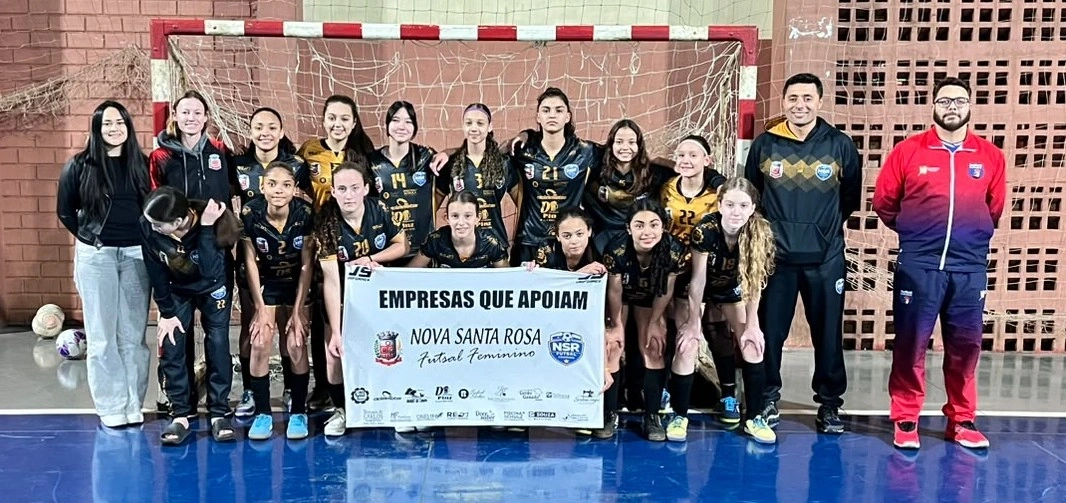 Equipes de Nova Santa Rosa conquistam bons resultados na etapa de Toledo do Circuito Oeste de Futsal