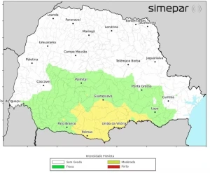 Geadas e temperaturas negativas devem voltar ao Paraná