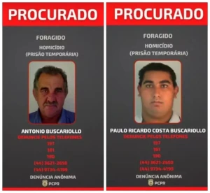 Suspeitos de matar quatro homens no Paraná entram na lista vermelha da Interpol após 11 meses foragidos
