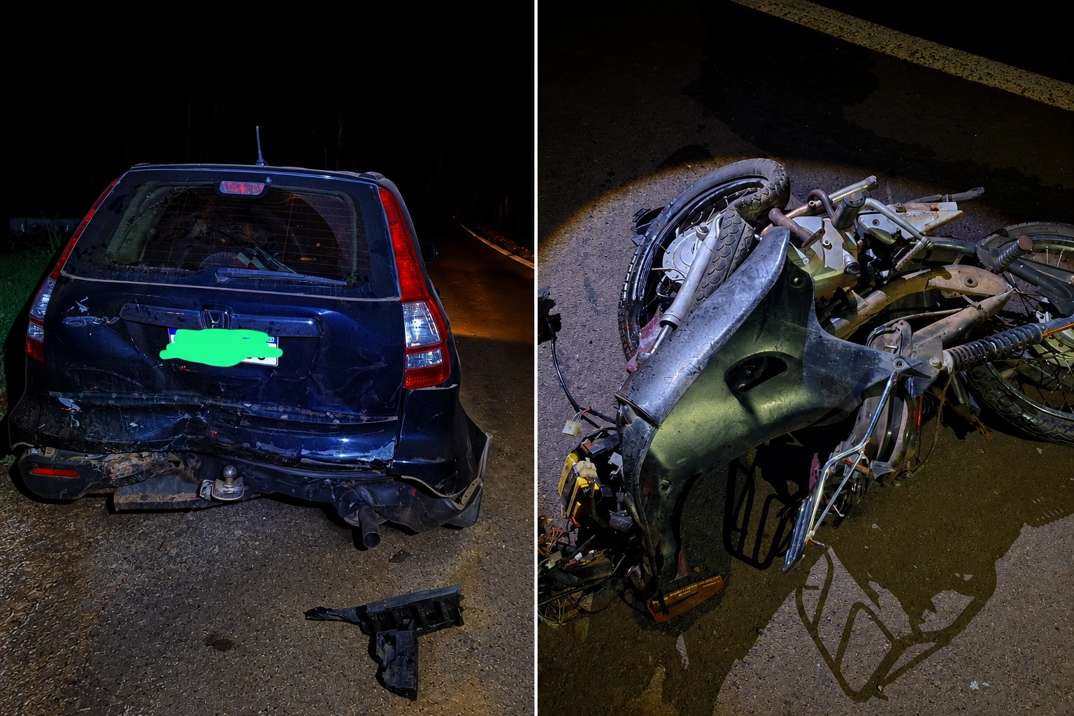 Motociclista morre em colisão frontal na PR-486 entre Assis Chateaubriand e Brasilândia do Sul
