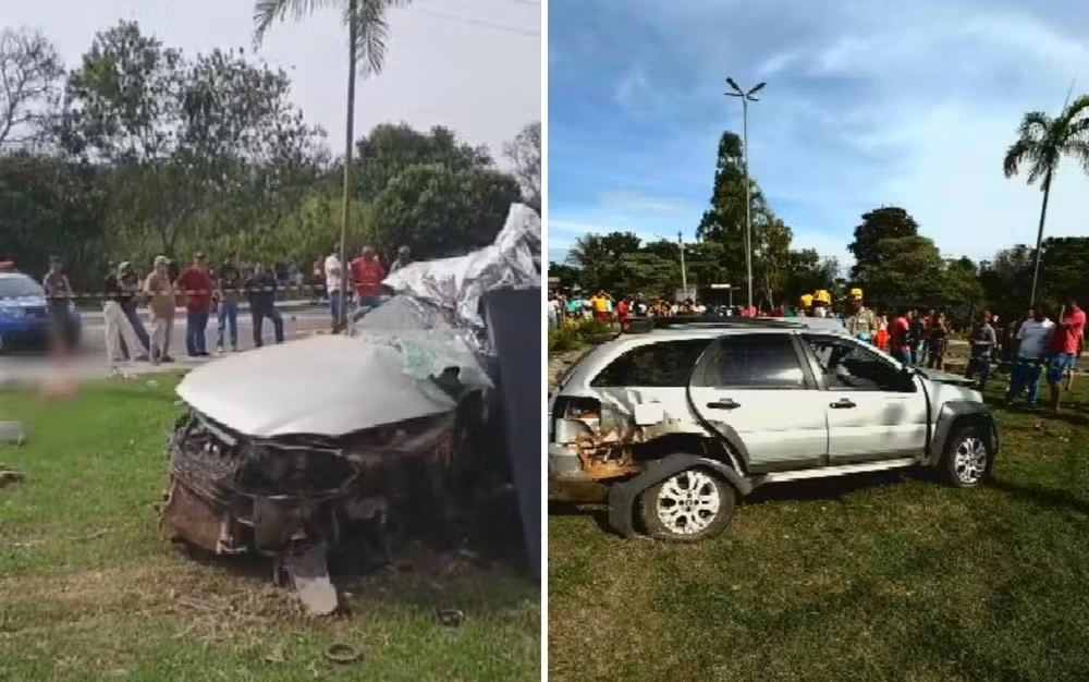 Homem mata idoso atropelado e na fuga causa acidente com morte de pai e filho em Goiás