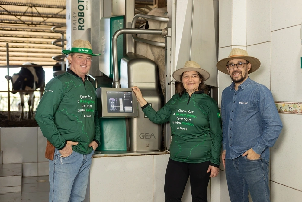 Investimento de R$ 5 milhões impulsiona sucessão familiar e moderniza produção leiteira com apoio da Sicredi Progresso PR/SP
