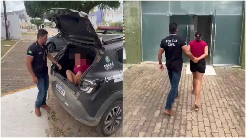 Mulher presa por gravar vídeo íntimo com adolescente enviou imagens a ex para fazer ciúme