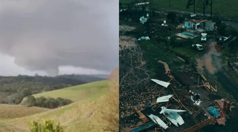 Após tornado, Sistema FAEP cobra apoio emergencial a produtores do Paraná