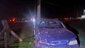 Motorista fica ferido em acidente na PR-364 em Terra Roxa