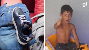 Menino que morreu após árvore cair sobre casa no RS é velado: 'Comprei pra botar no caixão', diz mãe sobre tênis