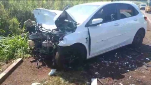 Batida frontal deixa sete pessoas feridas na BR-369, interior do PR