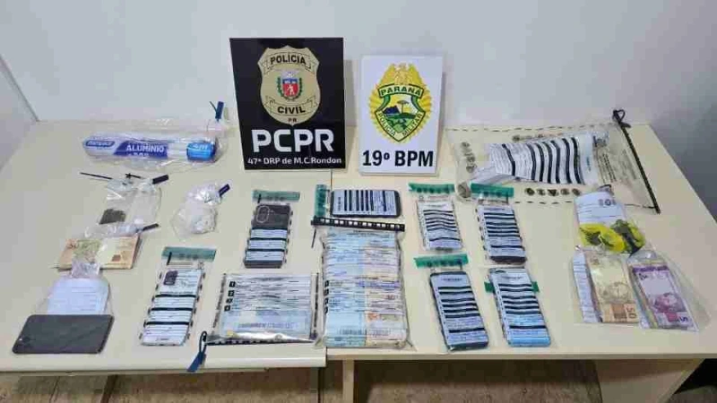 Sete são presos em operação contra o tráfico de drogas em Marechal Cândido Rondon