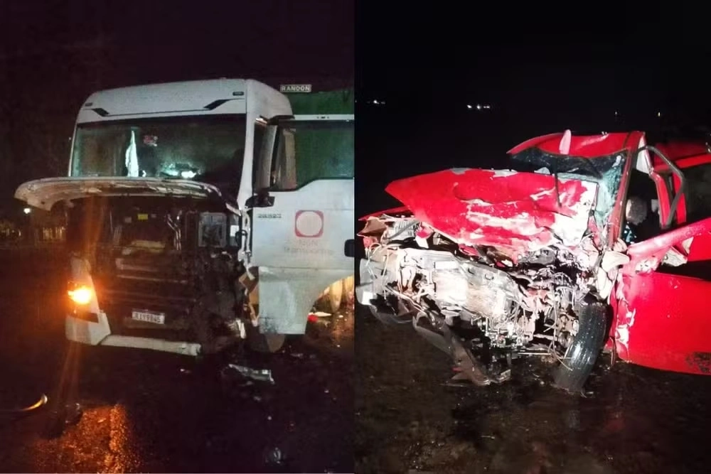 Três homens morrem após acidente grave entre carro e carreta na BR-158, interior do MS