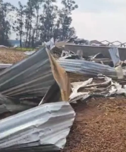 Temporal provoca estragos e deixa rastro de destruição no interior de Maripá