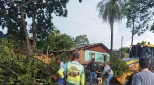 Granizo e ventos fortes provocam destelhamentos em Vera Cruz do Oeste