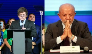 Milei chama Lula de "ladrão" e reitera torcida por Flávio Bolsonaro nas eleições