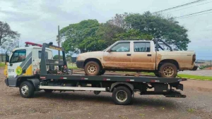 Caminhonete furtada em Toledo é encontrada abandonada na BR-163