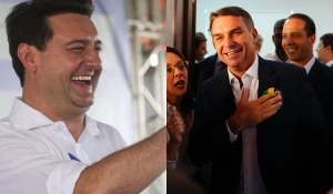 União - Ratinho Jr. confirma conversa com Flávio Bolsonaro: “Vamos caminhar juntos”