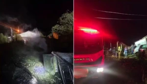 SC - Jovem grávida e pai idoso morrem em incêndio; polícia suspeita de feminicídio