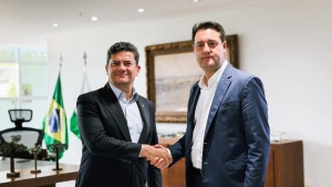 Eleições 2026 - Moro e Ratinho Junior se reúnem no Palácio Iguaçu para alinhar transição de governo