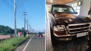 Paraná - Jovem morre atropelado em acostamento enquanto tirava foto com amigos e familiares a caminho de pescaria