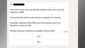 Brasília - Governo usa WhatsApp para incentivar idoso a votar por prova de vida