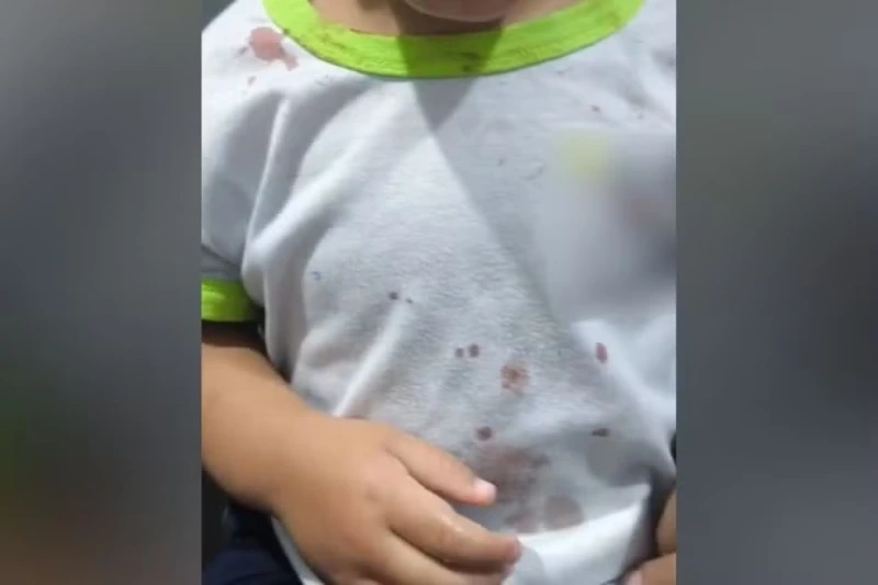 Palotina - Justiça decide que deve continuar preso padrasto de criança que chegou a CMEI com ferimentos e camisa com manchas de sangue