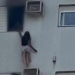 Estado de saúde de advogada que salvou família de incêndio em apartamento no PR é gravíssimo, diz hospital