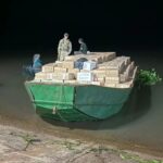 Operação integrada apreende R$ 1,8 milhão em cigarros paraguaios no Lago de Itaipu, em Mercedes